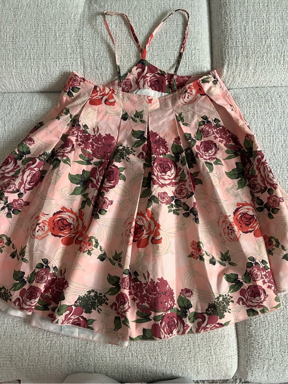 Floral pleat blouse/Dress